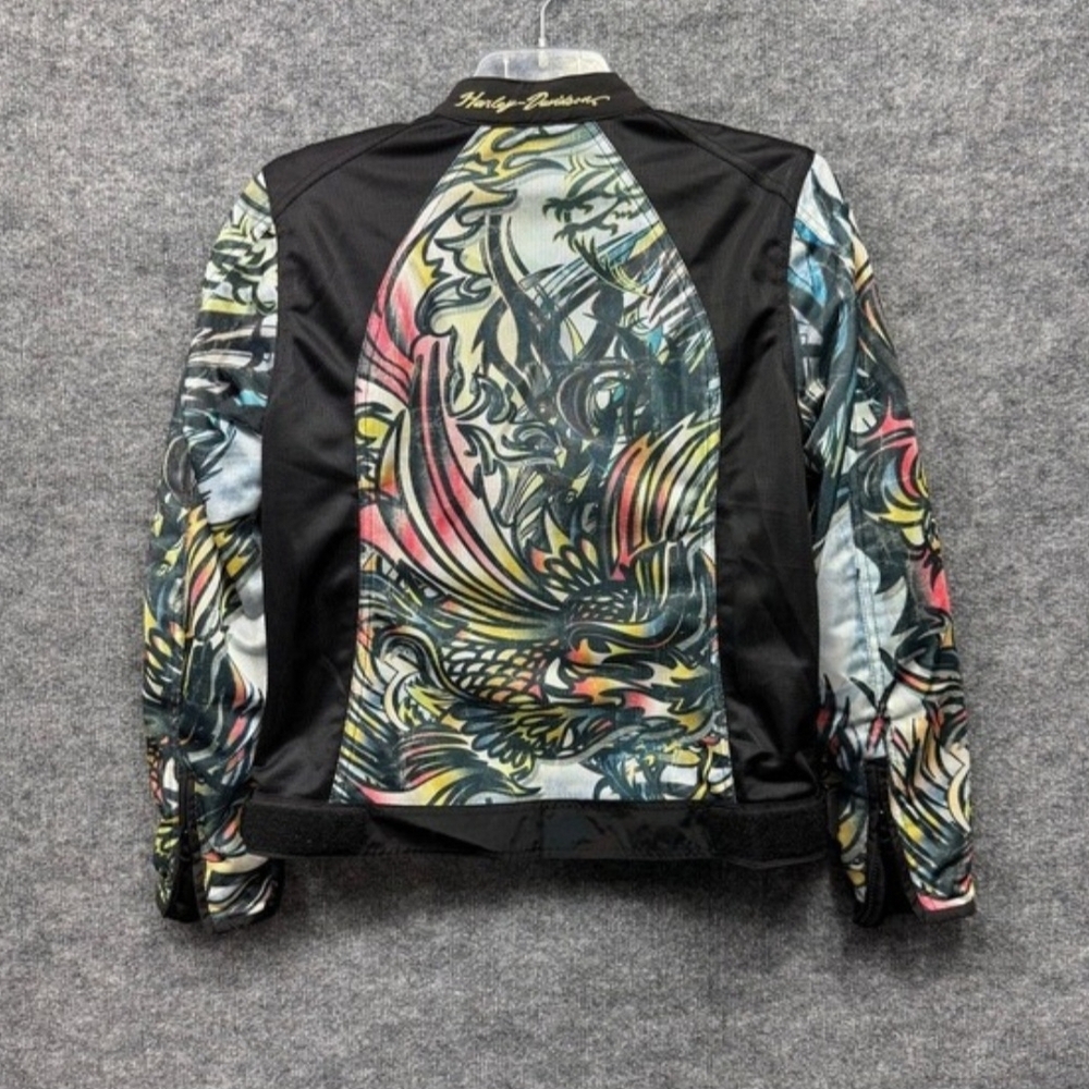 Harley-Davidson Colorful Graphic Jacket with Black Accents